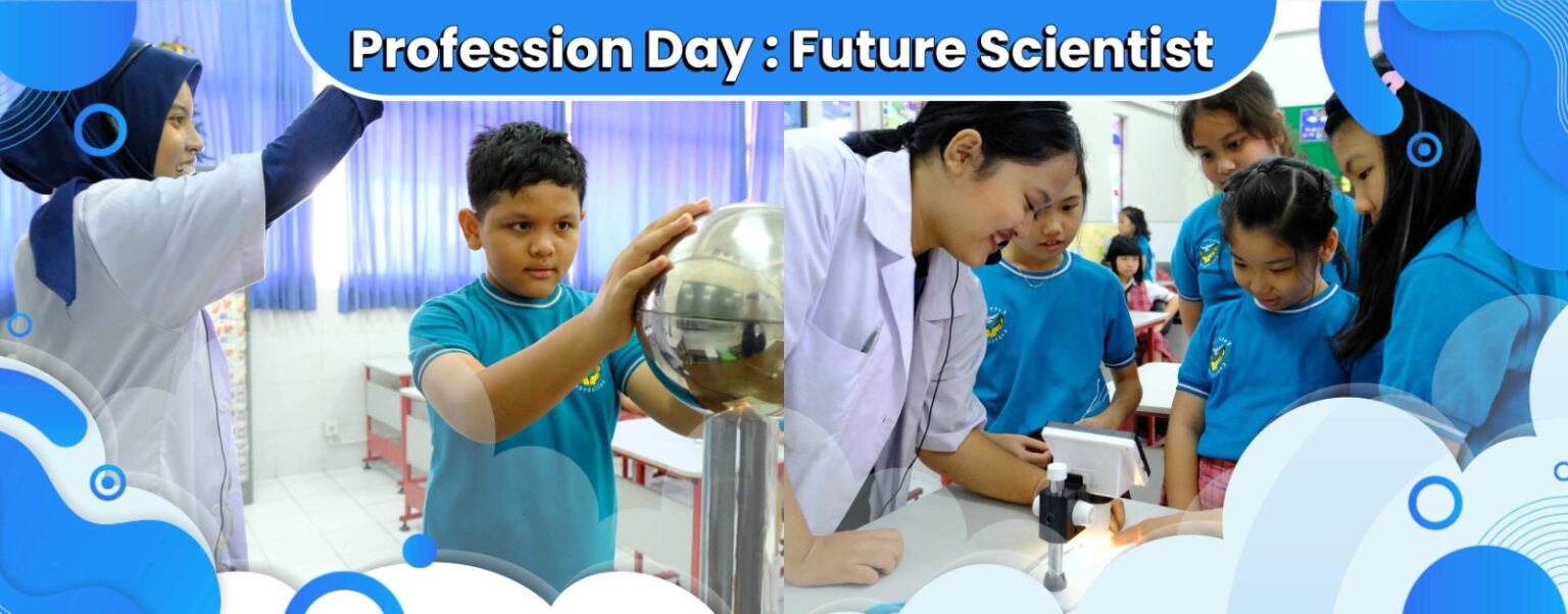 Photo inspiration: Leaning On Science Background For Professions Reference: Profession Day Future Scientist