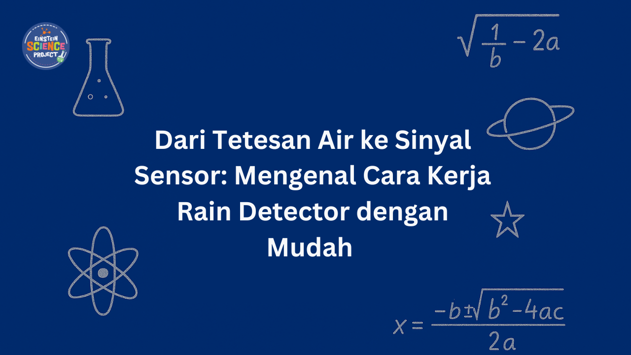 Dari Tetesan Air ke Sinyal Sensor: Mengenal Cara Kerja Rain Detector dengan Mudah 